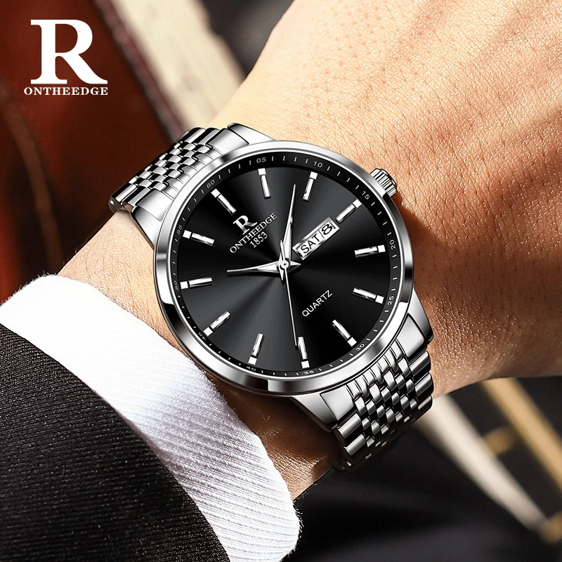 Luxury Quartz Watch For Man Waterproof Luminous Date Men Wrist Watch Stainless Steel Sport Men's Watches Male Relogio Masculino