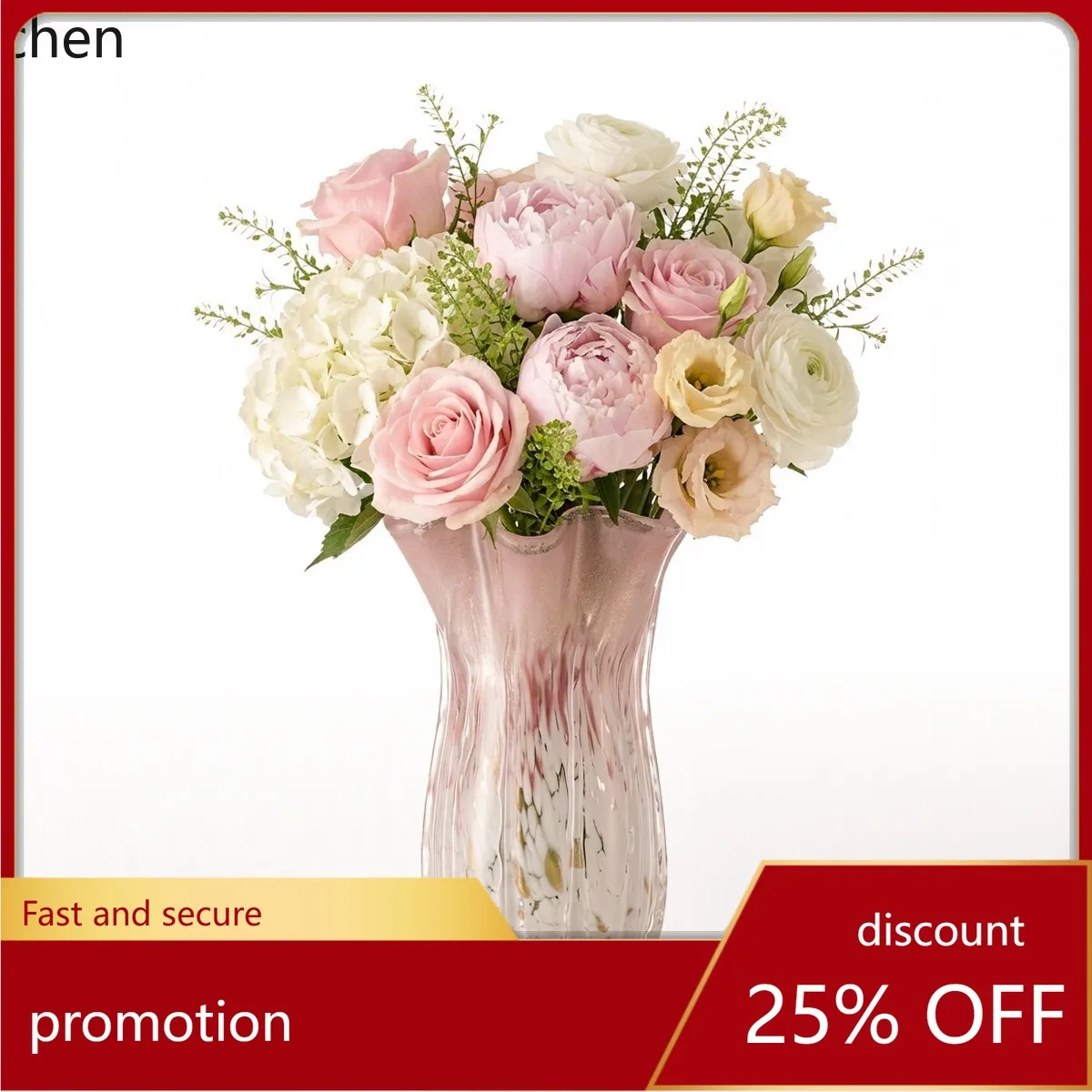 

Zml vase: high-end art glass, modern chinese style, beautiful floral arrangement