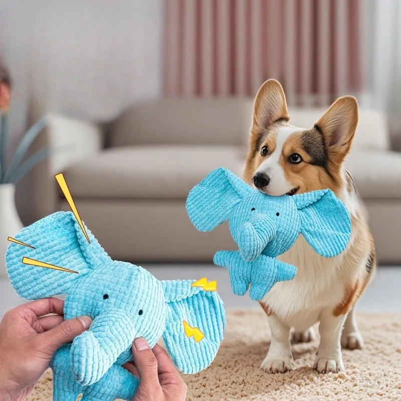 1PC Cute Plush Dog Toy Ivory-S - Pet Dental Chew Toy review and price
