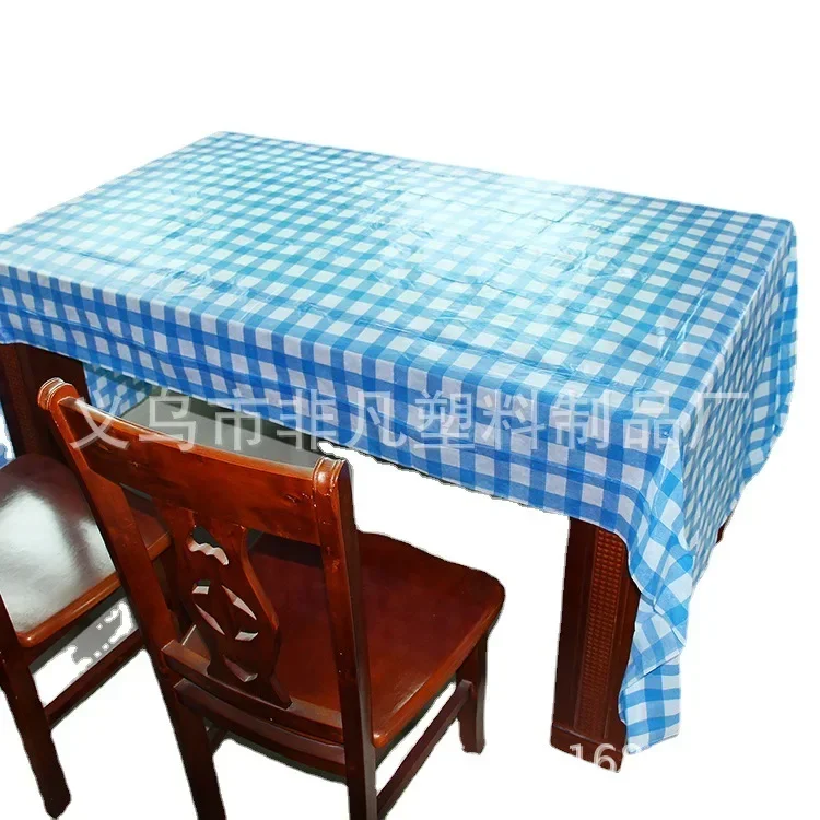 

1330108 Table cloth waterproof, oil proof, and wash free PVCmesh red tablecloth, desk, student coffee table, table mat fabric