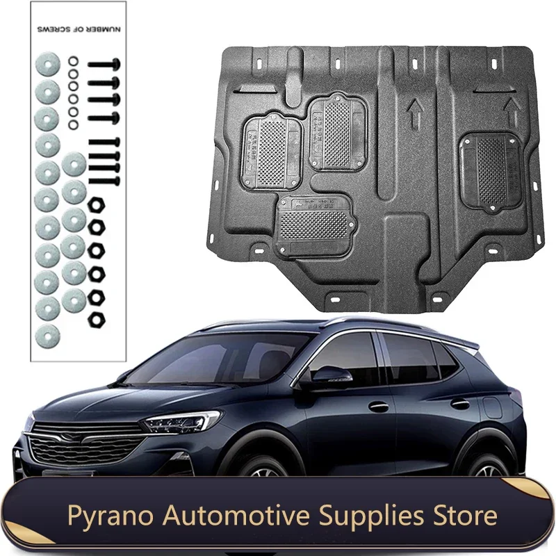 Under Engine Guard Splash Shield Mud Fender Cover Plate Fender Mudguard Protector For Buick ENCORE GX 2020-2022 1.3T Car Black