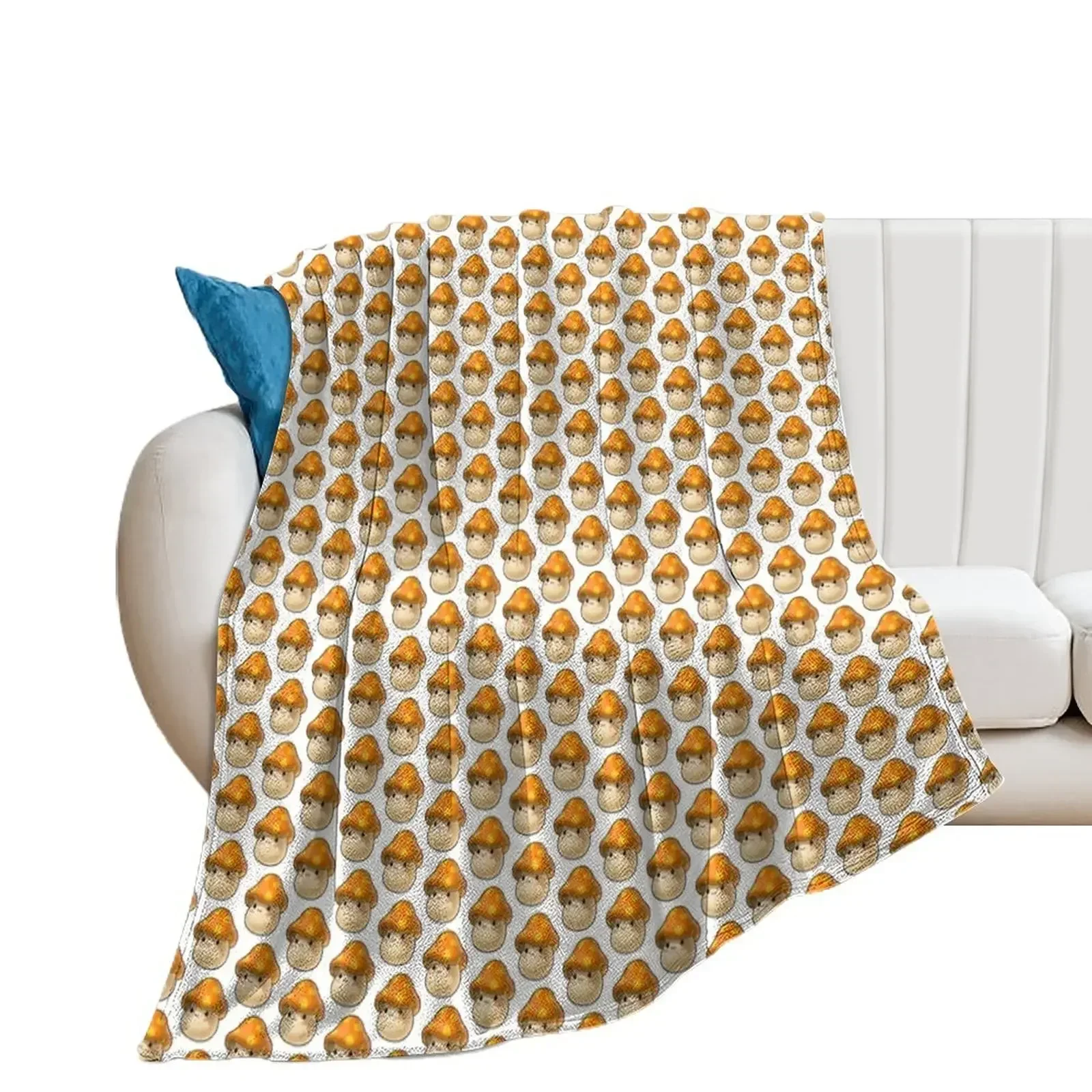 Maplestory Mushroom Throw Blanket manga Giant Sofa Flannels Blankets