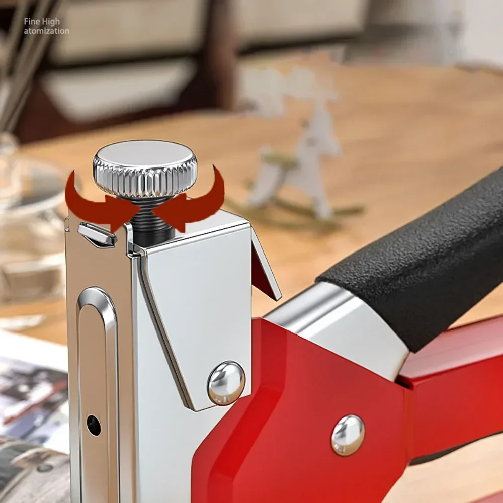 Imagem -06 - Manual Heavy Duty Nail Gun Air Grampeadores Rebite Carpintaria Pneumático Nails Gun Estofados Carpintaria Stepler Pregando Ferramentas 2024