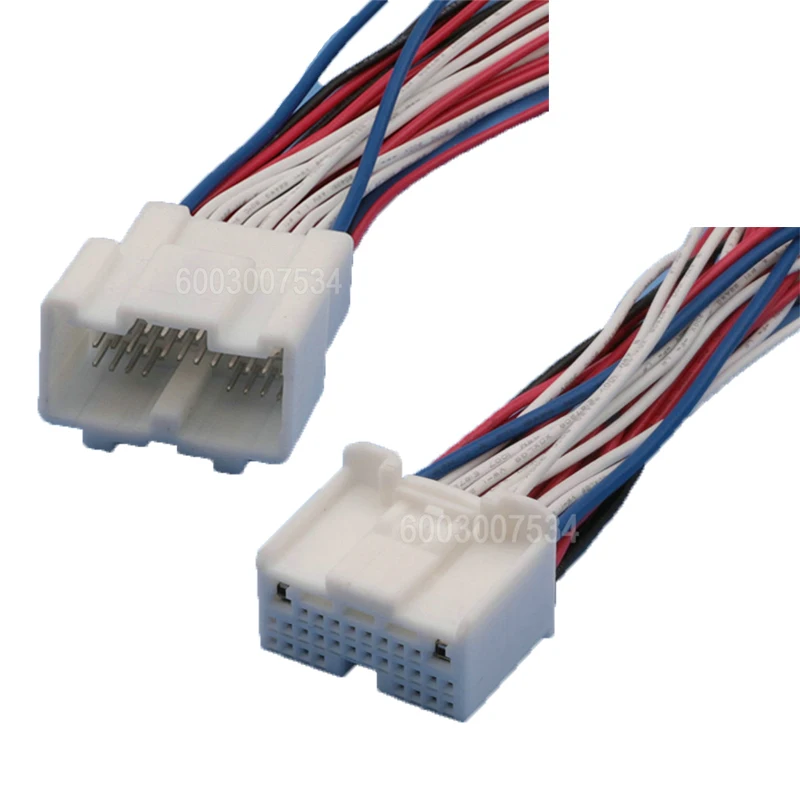 30 Pin Connector Unsealed Series Male Female Connector Cable Plug Motorcycle Electrical Harnesses Wiring Harness 1318758-1