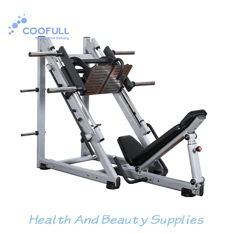 Coofull Commercial Gym Reverse Leg Press & Incline Squat Machine 45-Degree Leg Strength Trainer