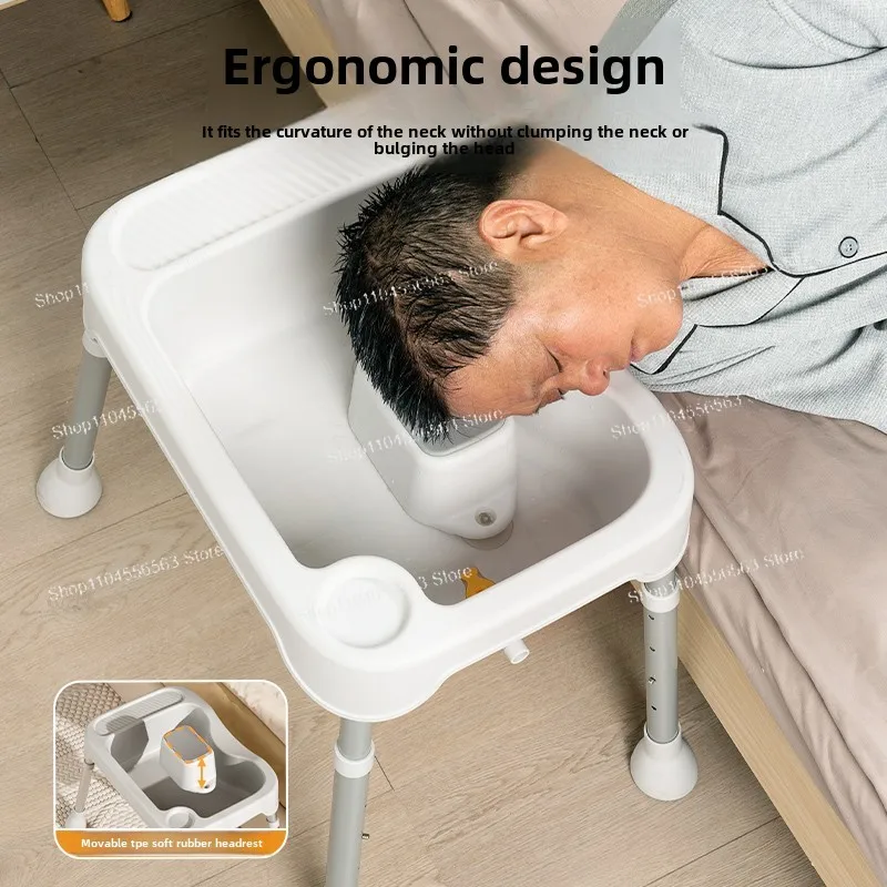 샴푸 대야, 편평하게 누워 있는 침대, 가정용 샴푸