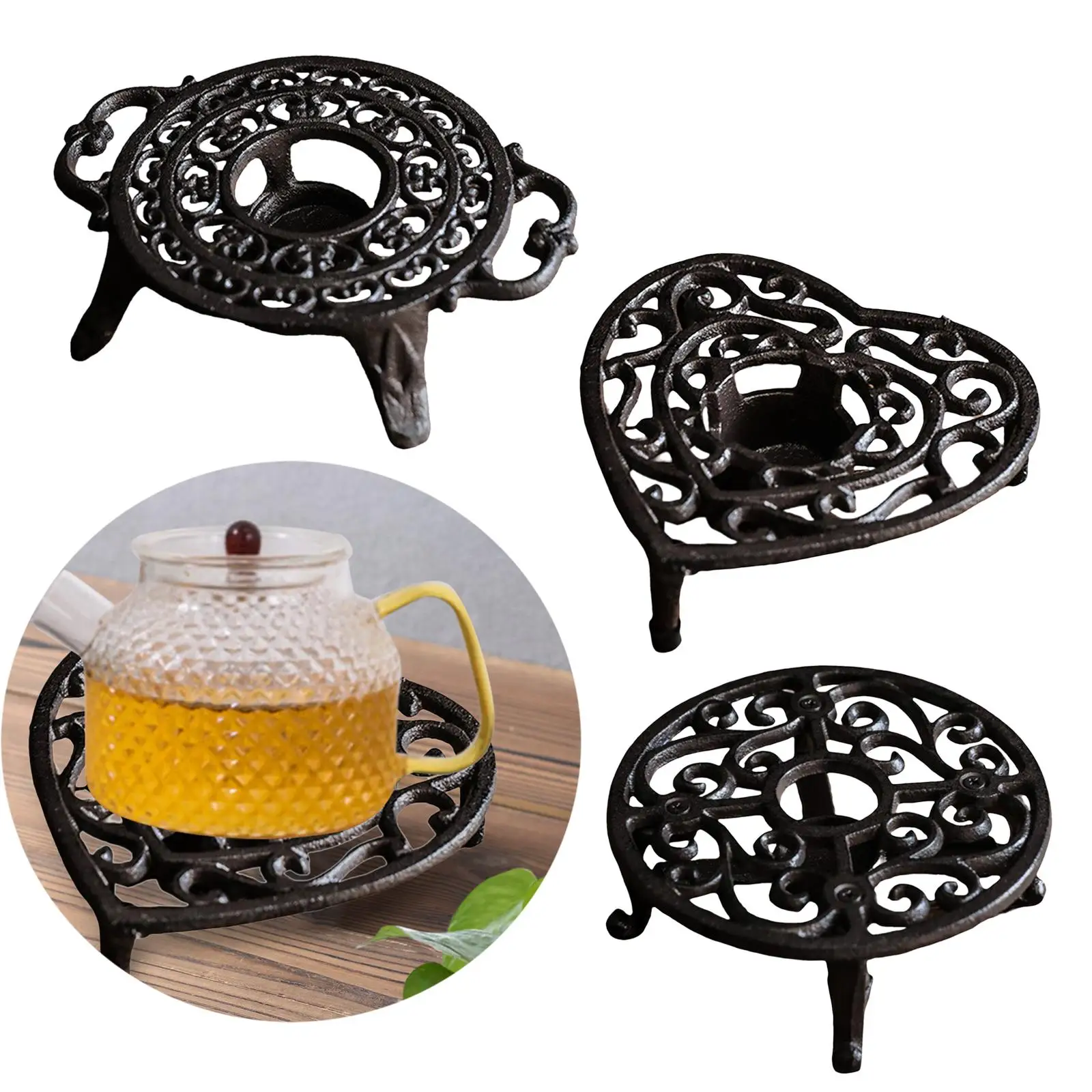 

Подогреватель для чайника, нержавеющая грелка для кофе, молочного супа, элегантная металлическая полая грелка для чашек в деревенском стиле для