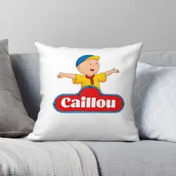 Caillou Kids Tv Square Pillowcase Polyester Linen Velvet Creative Zip Decorative Pillow Case Home Cushion Case 45x45