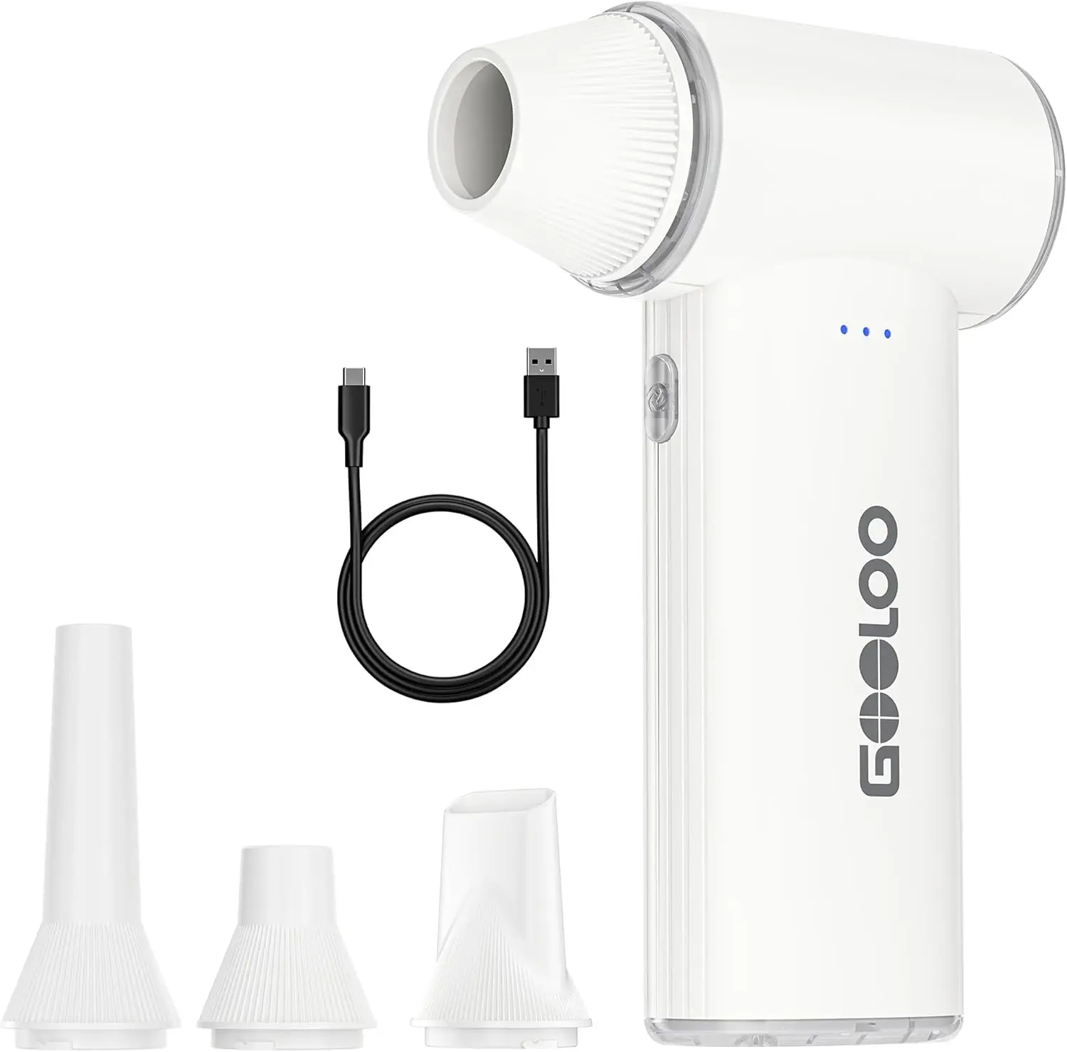 

F3 Electric Air Duster - 150,000RPM Super Power, Rechargeable with Fast Charging for Computer, Keyboard, Car and Home Cleaning