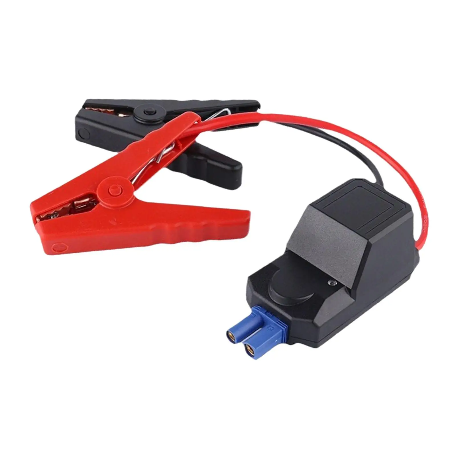 Car Battery Clips Alligator Clips 650A Cars Portable Protective Travel Trailer Generic Jump Starter Cable with Battery Clamps