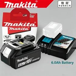 Original Makita 6Ah for Makita 18V Battery BL1830B BL1850B BL1850 BL1840 BL1860 BL1815 Replacement Lithium Battery