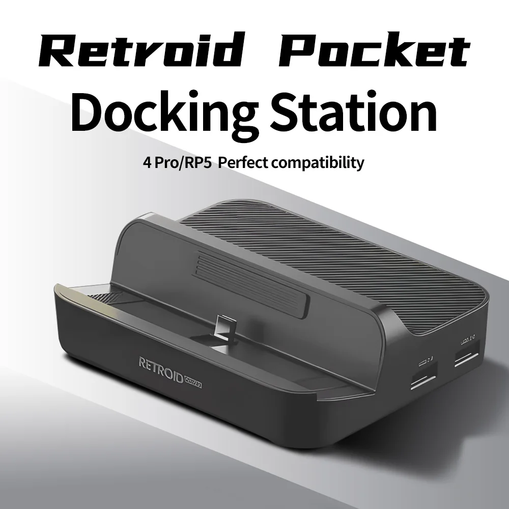 Retroid Pocket 5 도킹 스테이션 Retroid Pocket 4 Pro / RP5 / Retroid Pocket 미니 게임 콘솔 도크 액세서리 맞춤형