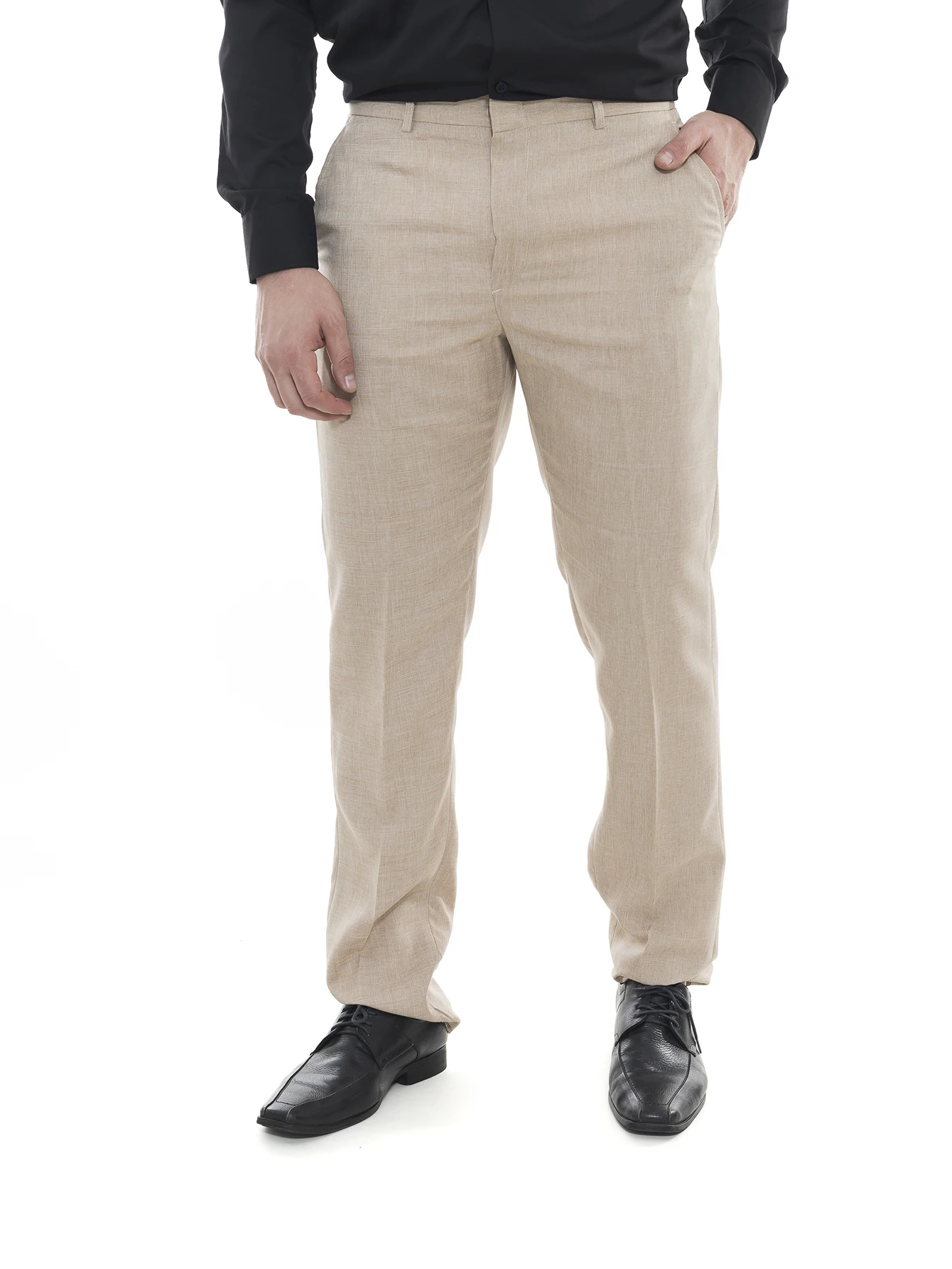 Premium Social Pants Beige Tailor Suit Pants