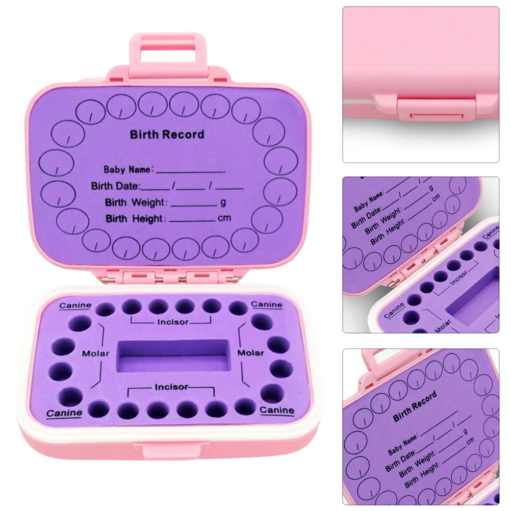 

Baby Tooth Box Boxes for Lost Teeth Kids Holder Fairy Eva Holders