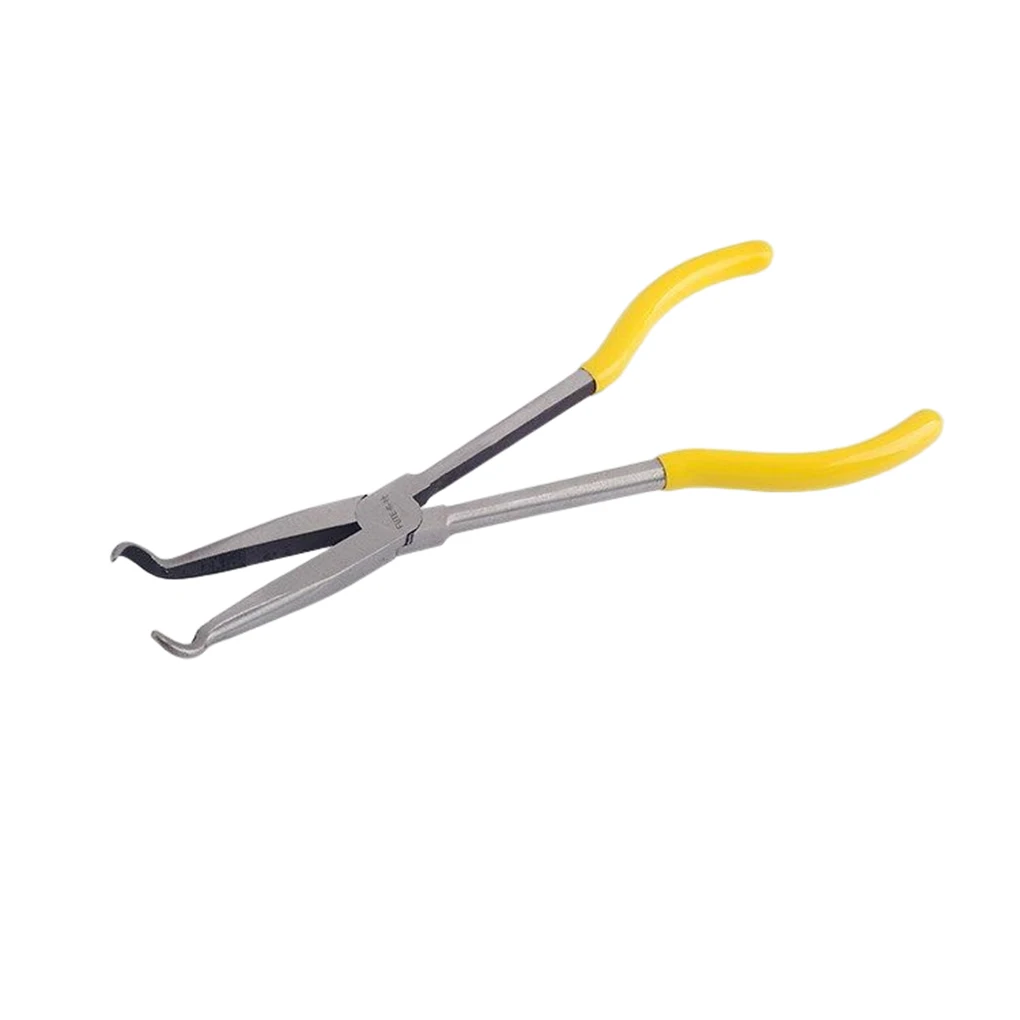 Long Nose Plier Small Pincher Metal Nipper Non-slippery Shears O-shaped