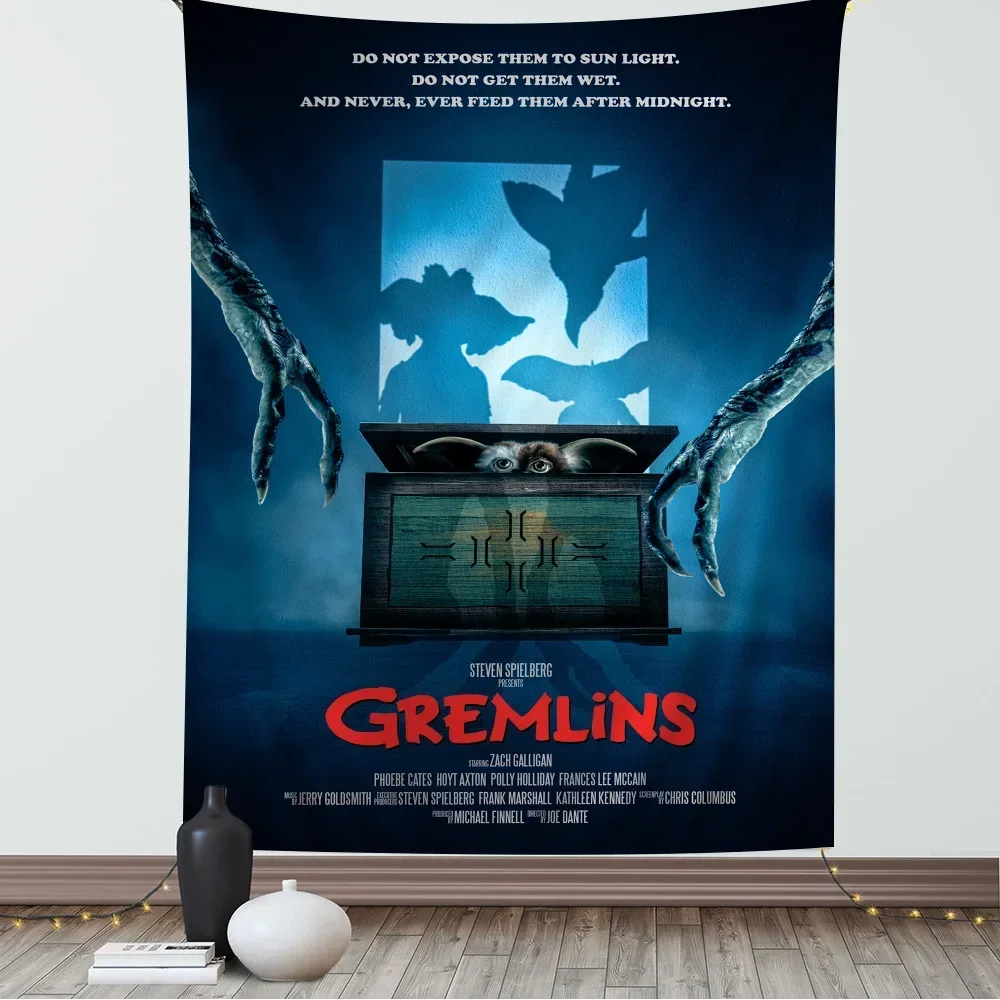 Gremlins Movie DIY Wall Tapestry for Living Room Home Dorm Decor Wall Art Decor