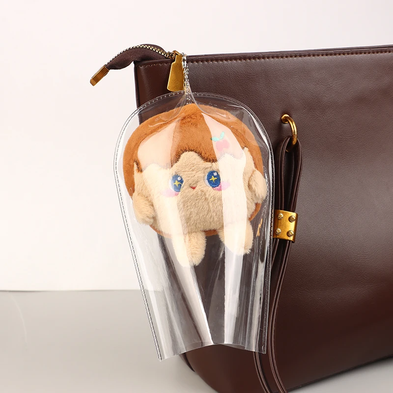 1Pc Doll Transparent Display Bag Doll Storage Bags Thicken PVC Waterproof Storage Bag Going Out Dustproof Organizer Case