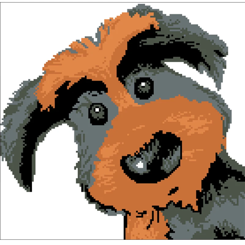 

2025 Новый стиль, вышивка крестиком с принтом собаки, сделай сам, узоры для вышивки, ручная работа, живопись, рукоделие, ювелирные изделия, мулине, домашний декор