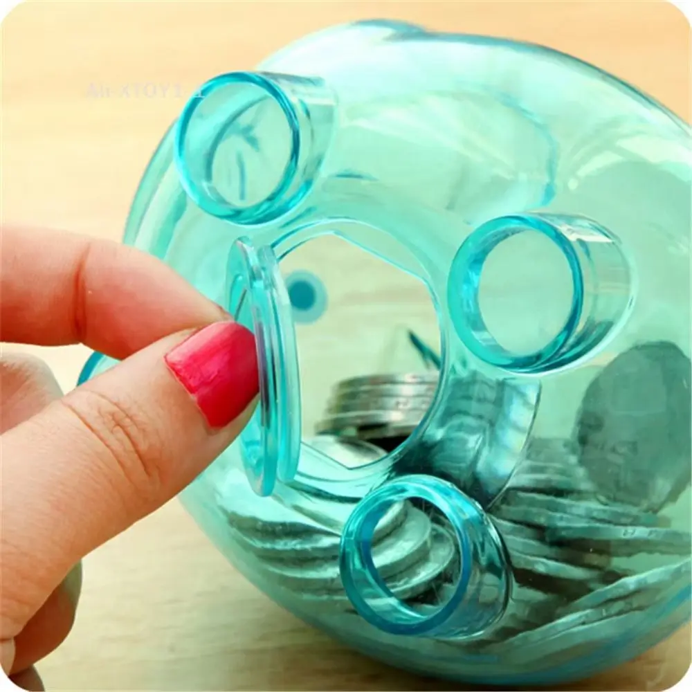 Gift Pig Shape Piggy Bank Transparent Reusable Money Box Money Storage Bank for Helps The Habit of Saving