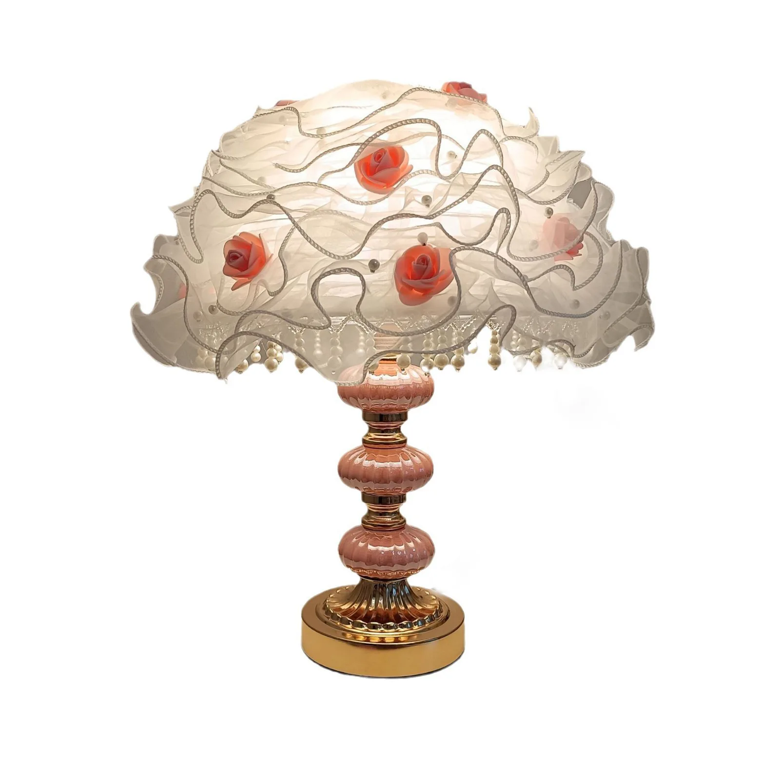 Nice Creative Gauze Lampshade Table Lamps Romantic Atmosphere Night Lights