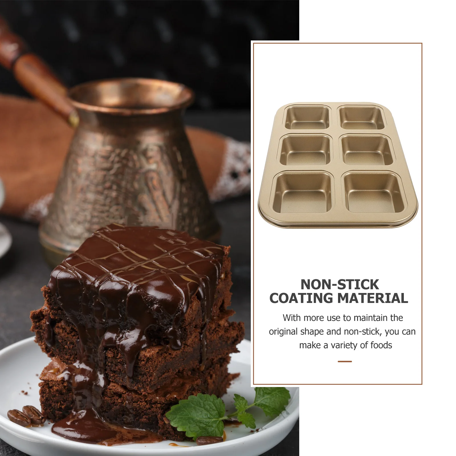 

Square Baking Pan Carbon Steel Non-Stick Multi-Function Cake Mold For Home Kitchen Bakery Bread Making Oven Baking Tool