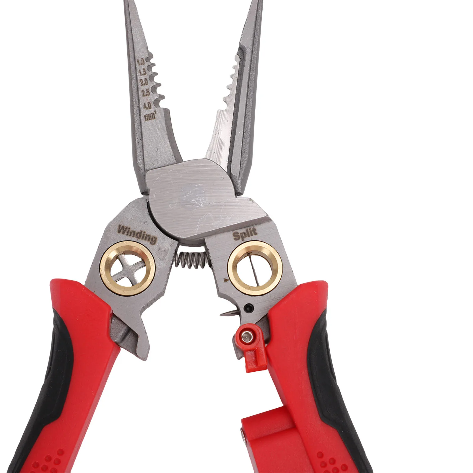 Pelacables 8 en 1 con función de prueba de voltaje, cortador de cables eléctricos, alicates de electricista, pelacables multifuncional