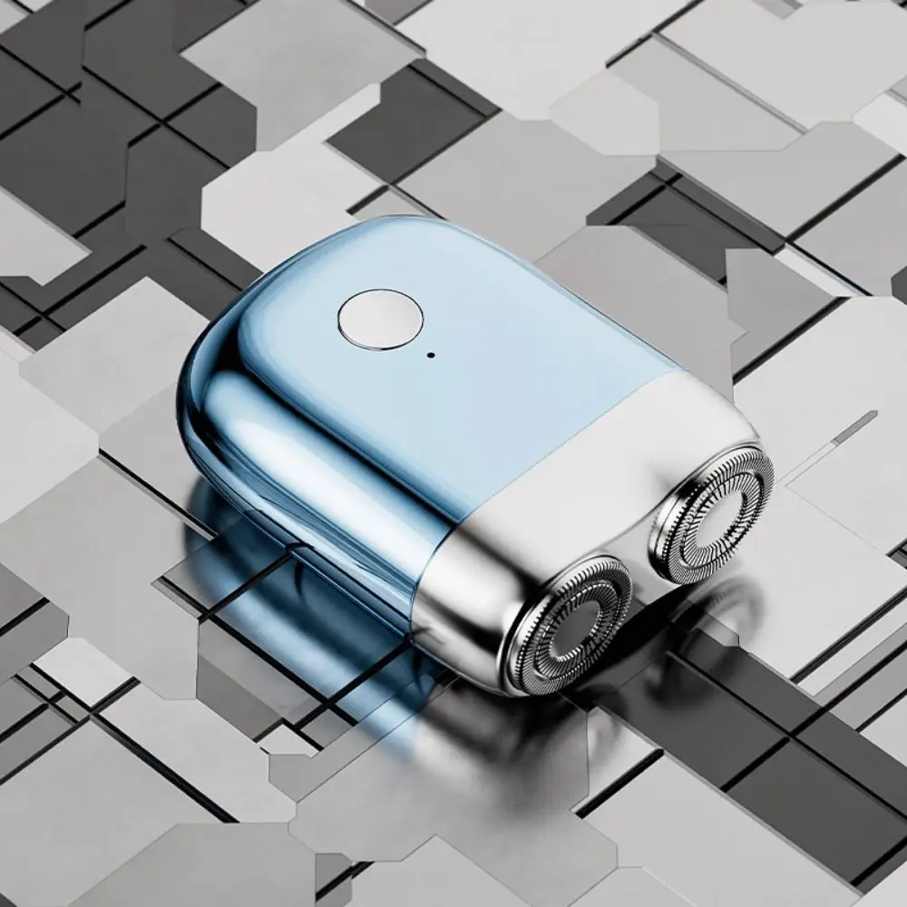 Magnetic Pocket Double Head Razor Ultra Clean Rechargeable Mini Electric Shaver Waterproof Quiet