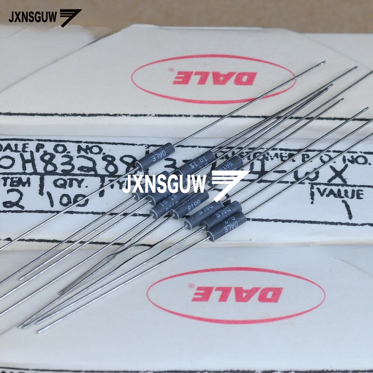 10PCS NEW Original VISHAY DALE G2 1% 1W1R 8x2MM wound resistance 1W 1R Fever resistance 1W1ohm free shipping