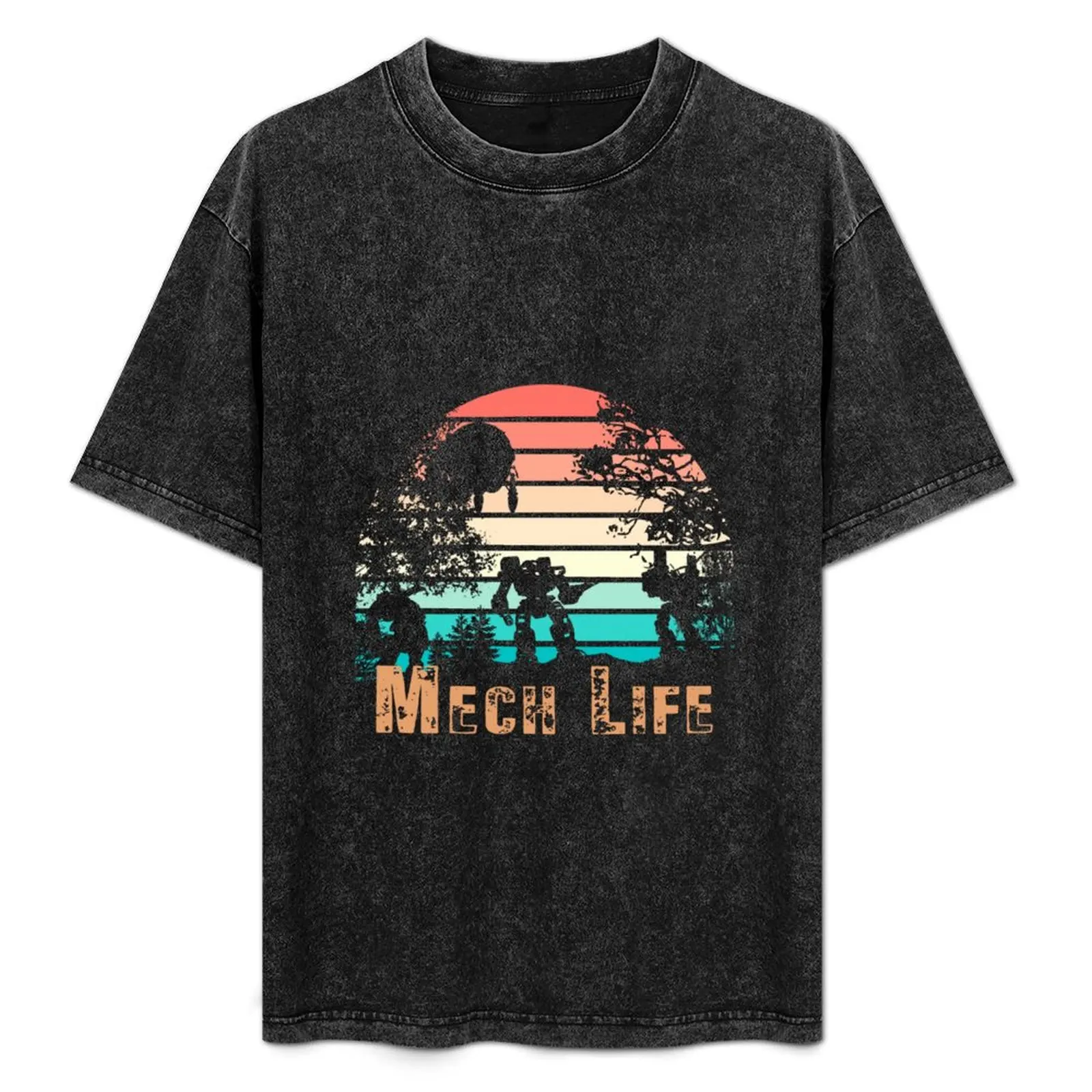 

BattleTech shirt, Mech Life T-Shirt Heavy Duty Casual Work Tee
