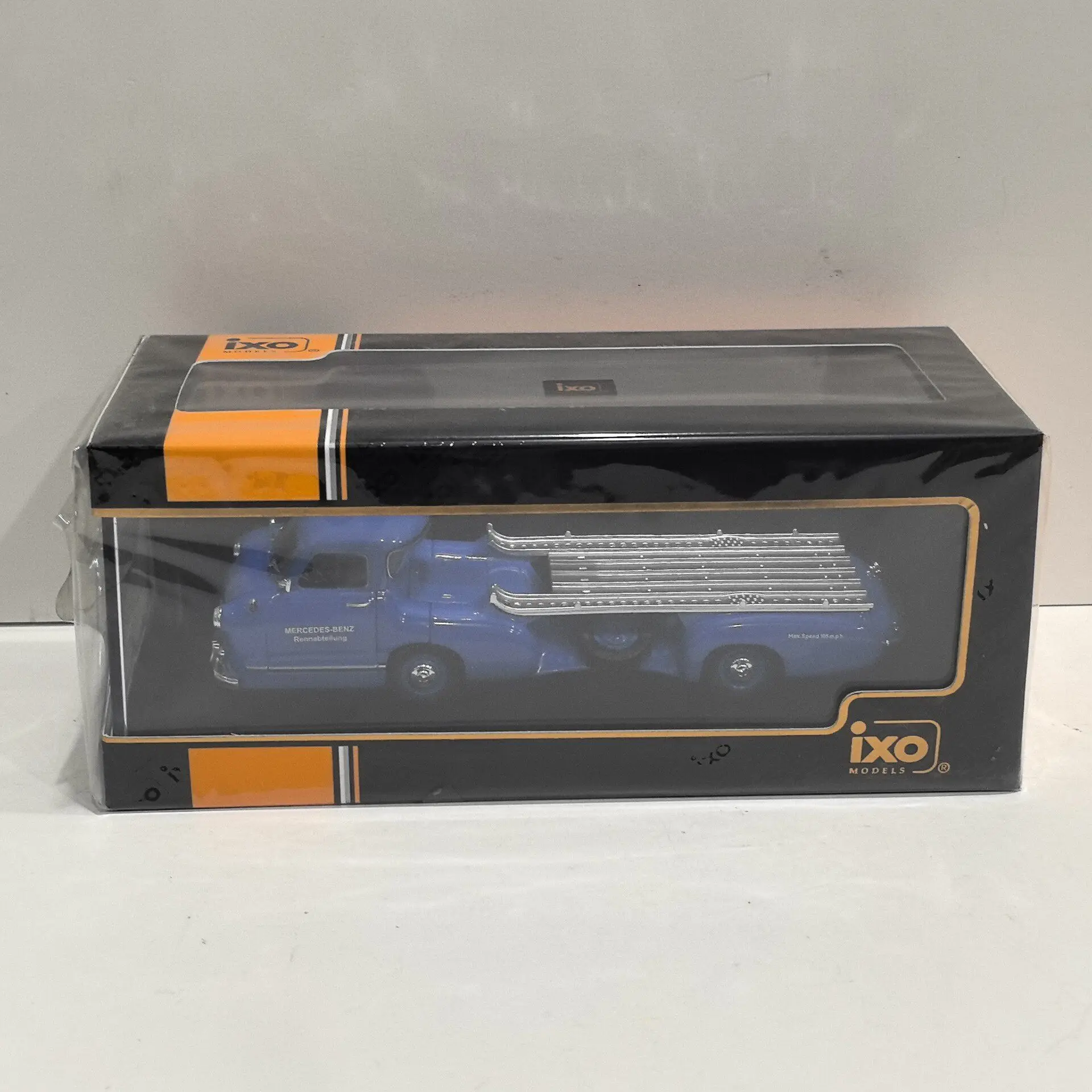 

Diecast IXO 1/43 Scale BENZ Rennwagen 1955 Blue Miracle Truck V4 Alloy Car Model