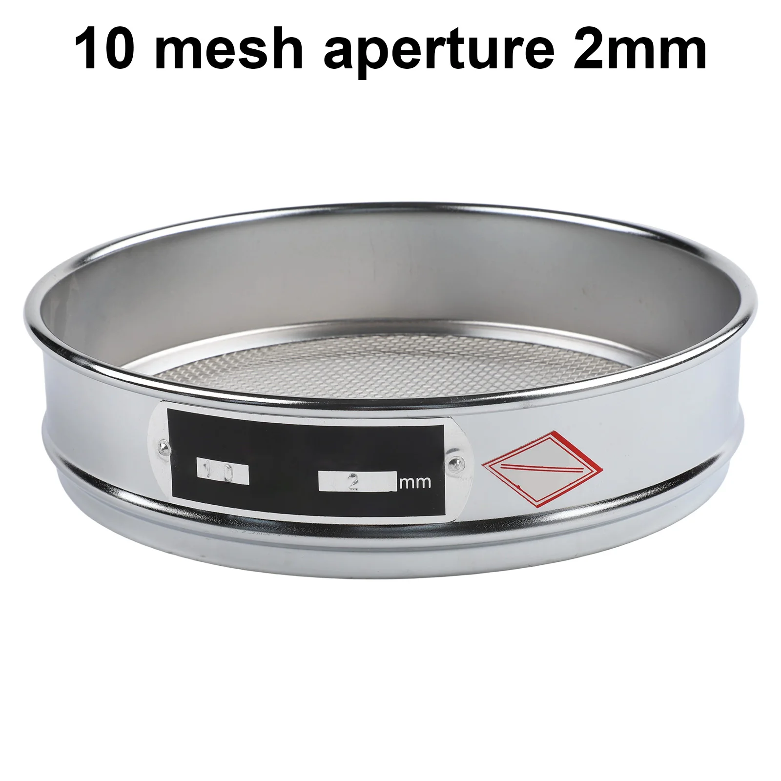 Aperture Range from Fine to Coarse Choose Your Perfect Match with this Sturdy Chrome Plated Lab Test Sieve of 20 cm Size