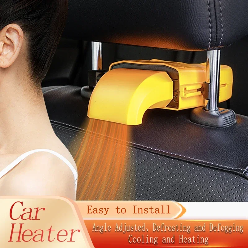 2in1 Car Heater 12 24V 150W Heating & Fan Winter Defroster 2Installation Methods 3s Heating Auto Car Trucks Van RV Trailer Truck