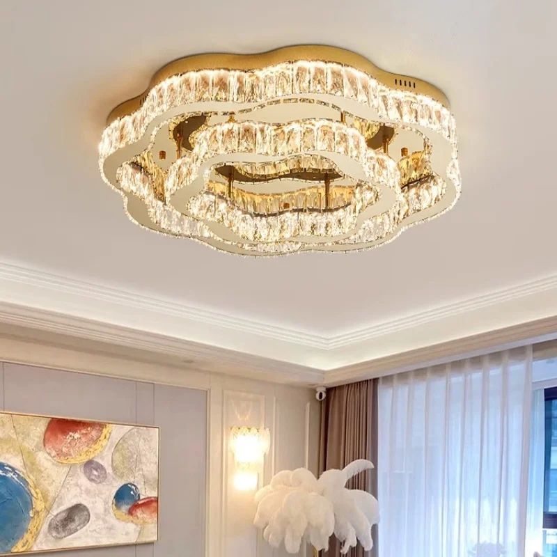 

Modern Home Decor Luxury Crystal Chandelier For Restaurant Dining Tables Living Room Pendant Lamps Interior Lighting Fixture