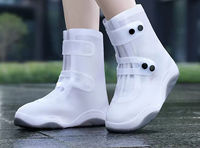 Waterproof Shoe Cover Silicone Rain Shoe Cover Worn Outside Anti Slip Thickened Wear-Resistant On Rainy Days