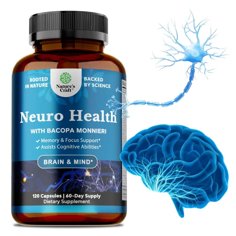 Neuro Health Supplement - Circulation, Supports Healthy Nerve Function and Neurotransmitters, Improve Memory and Concentration