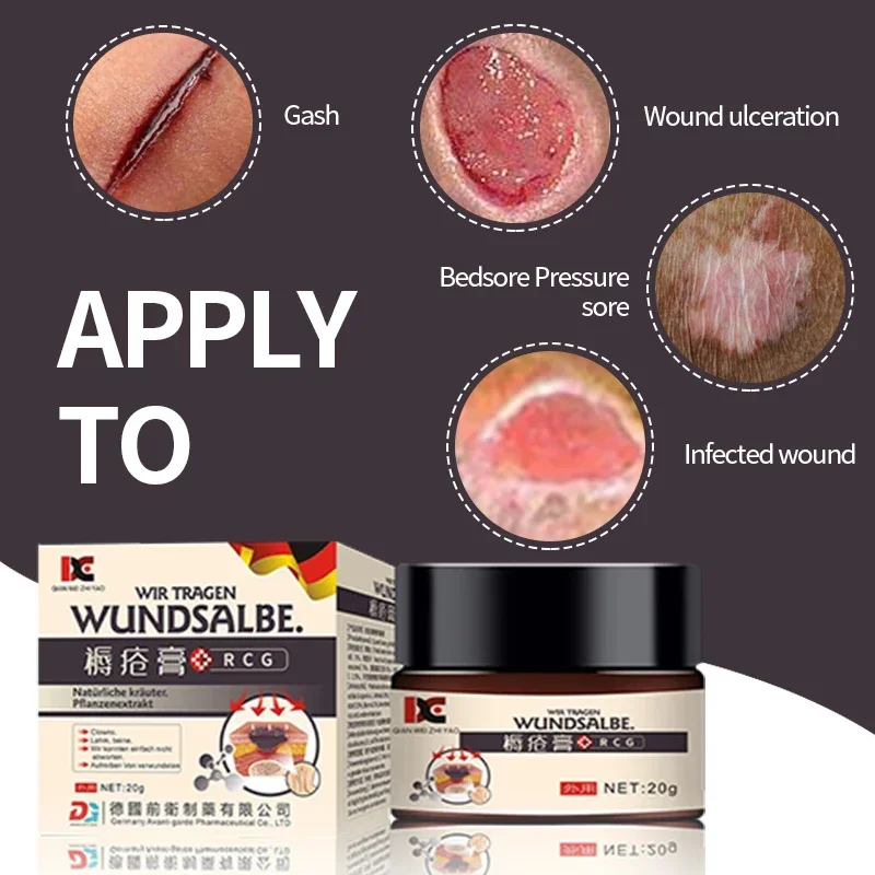 Bedsores Treatment Skin Cream Wound Healing Myogenic Pressure Ulcer Decubitus Care Germany Medicine Anti Bed Sore Ointment