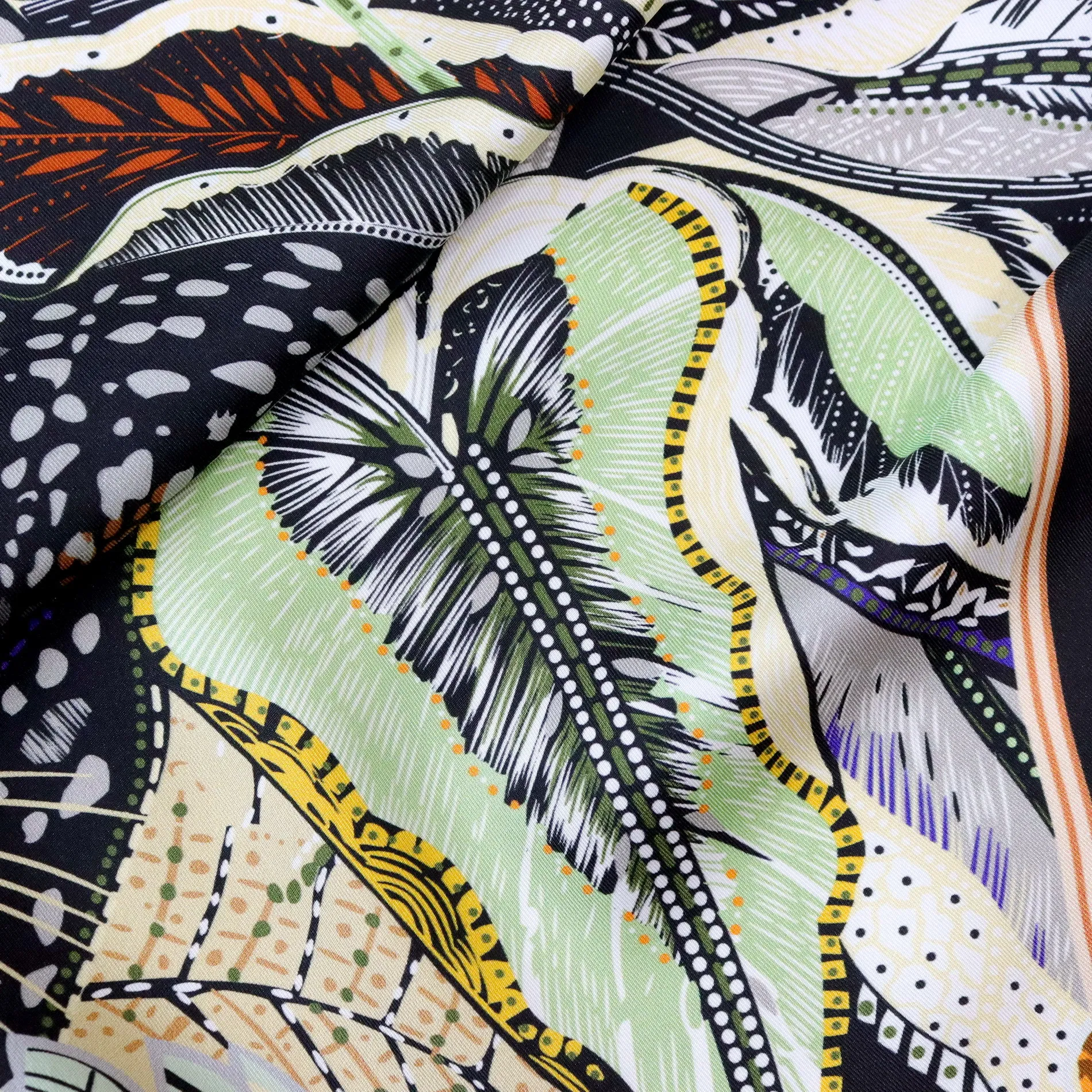 مزدوجة الوجهين طباعة وشاح حريري 90 سنتيمتر النساء التوت وشاح فاخر مصمم 90 سنتيمتر اليد رولارد حواف عصابات حقيبة إكسسوارات الشعر