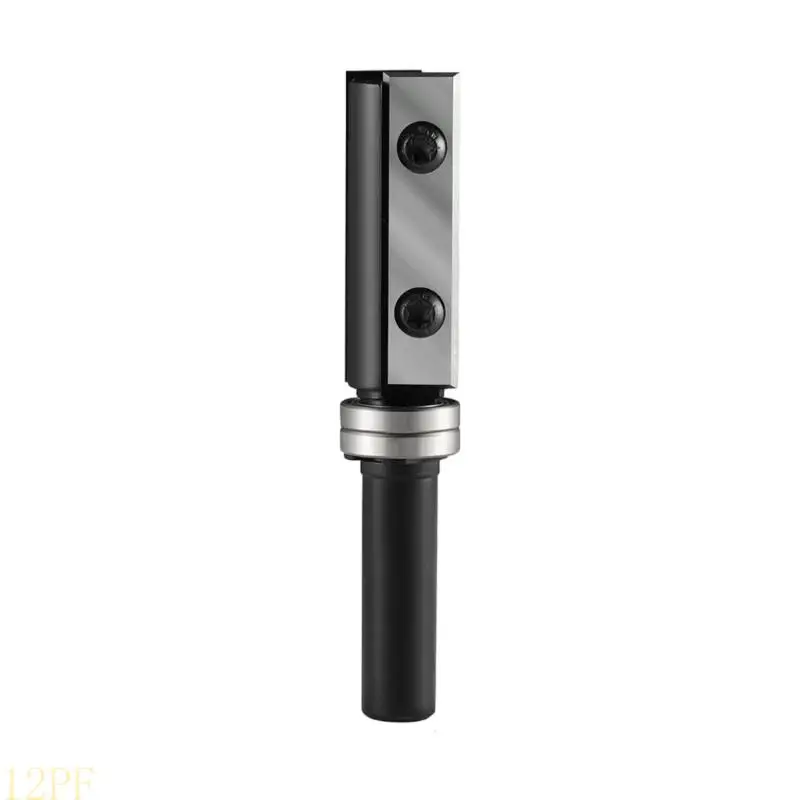 12PF Replaceable Trimming Cutter With Lower Bearing Support Multiple Shank Size For Woodworking Trimming Application