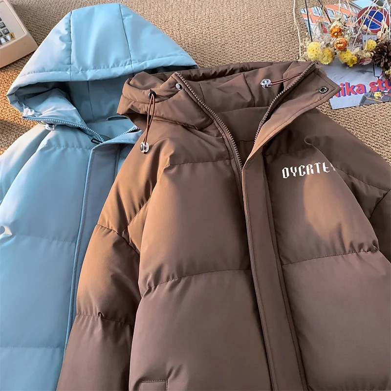 Trendy Men Winter Parkas Keep Warm added Thickened Down Jacket Korean Outwear Multi-color Choice of Men Women Coats