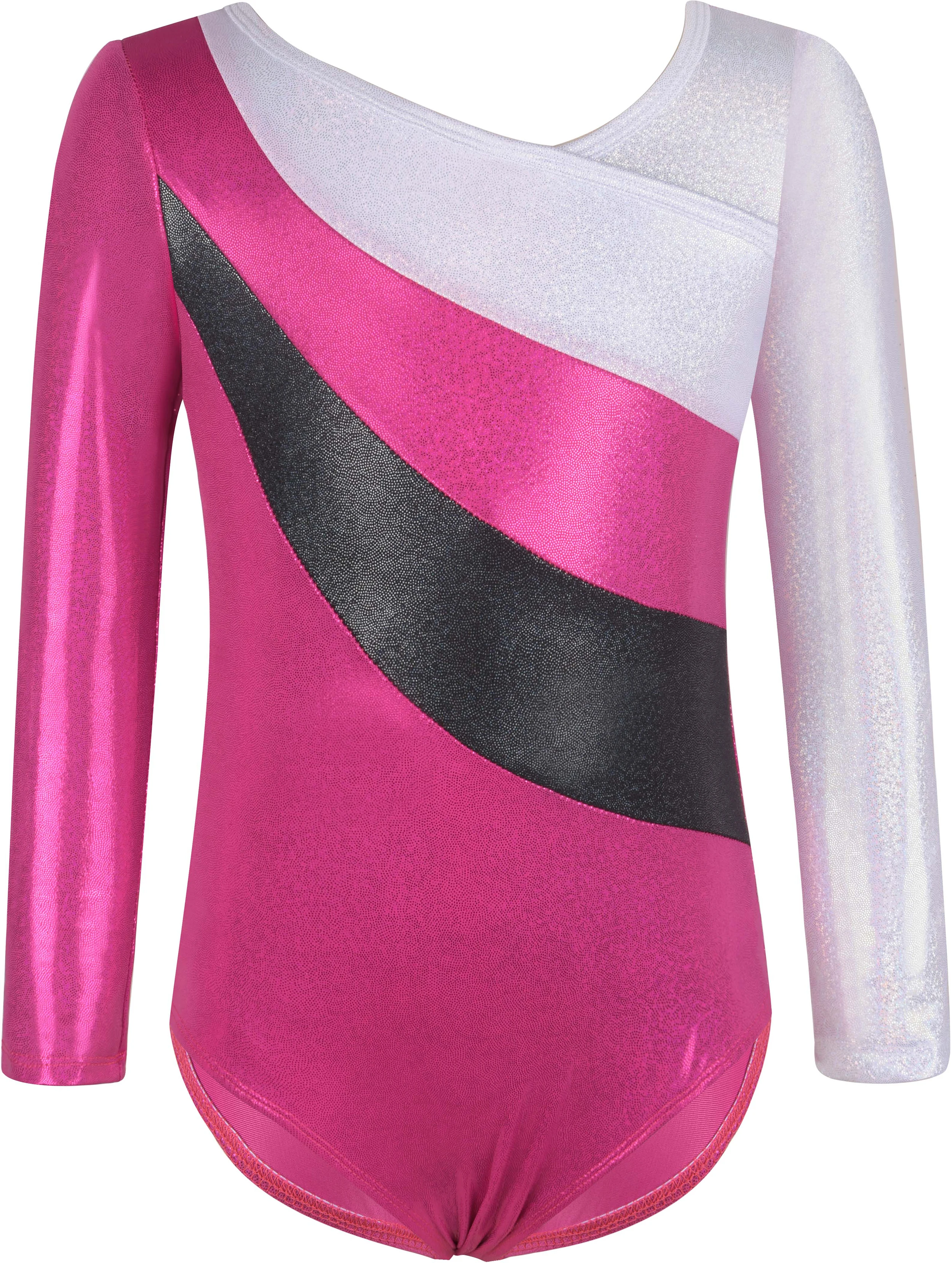 Gymnastiekpakjes voor meisjes Sparkly Tumbling Dance Maillots Kinderen 2-10 jaar - afbeelding 1