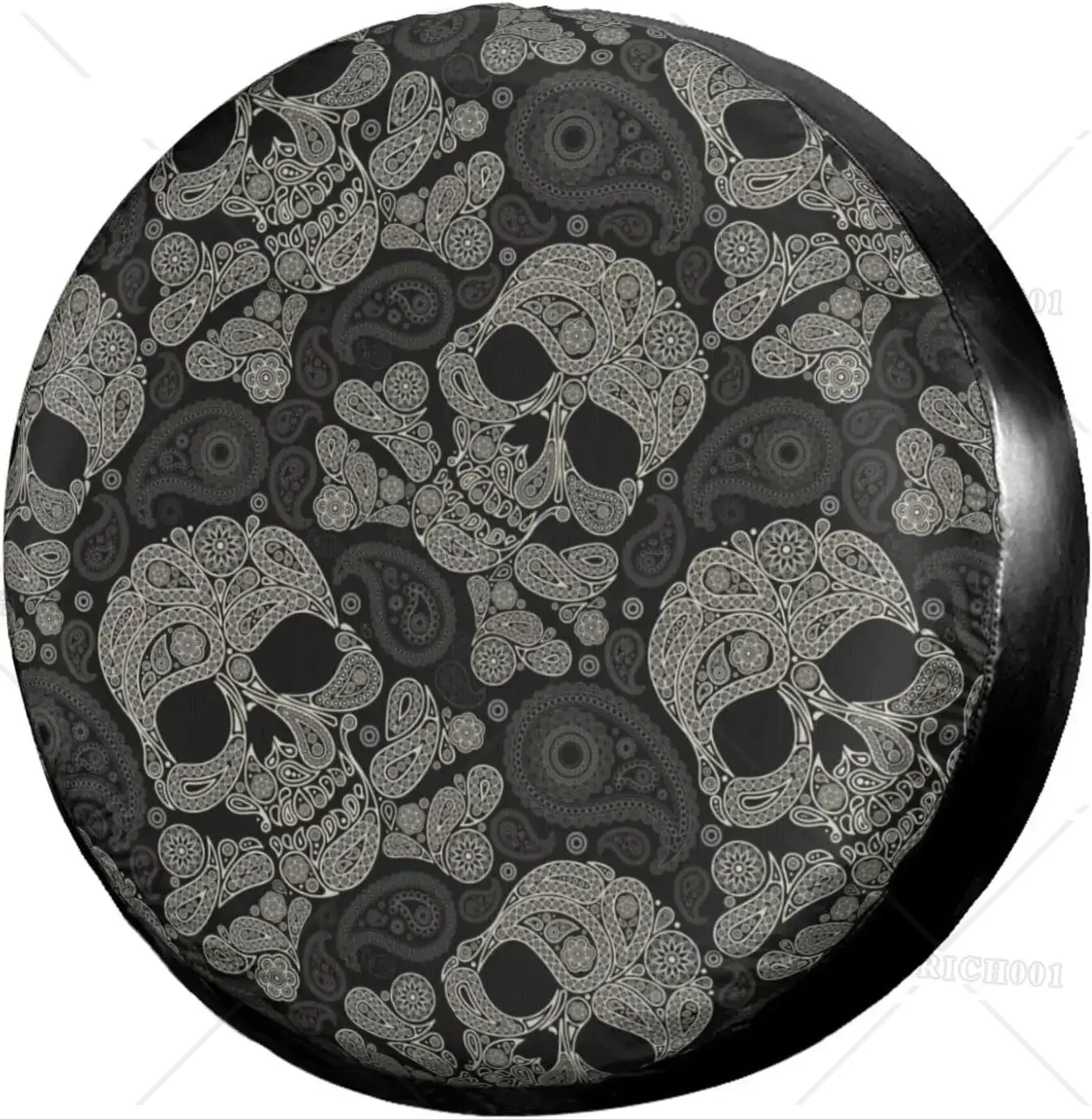 

Sugar Skull Spare Tire Cover Dust Proof Wheel Tire Cover Fit Trailer RV SUV and Many Vehicle 16 Inch Accessori Auto for Men