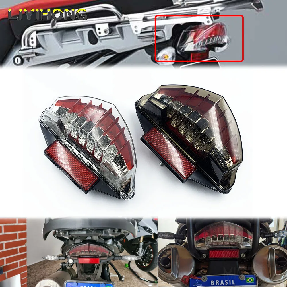 

For BMW R1200GS Adventure R1200R LED Rear Tail Brake Light Turn Signal Integrated Lamp F800 S/ST/GT/R