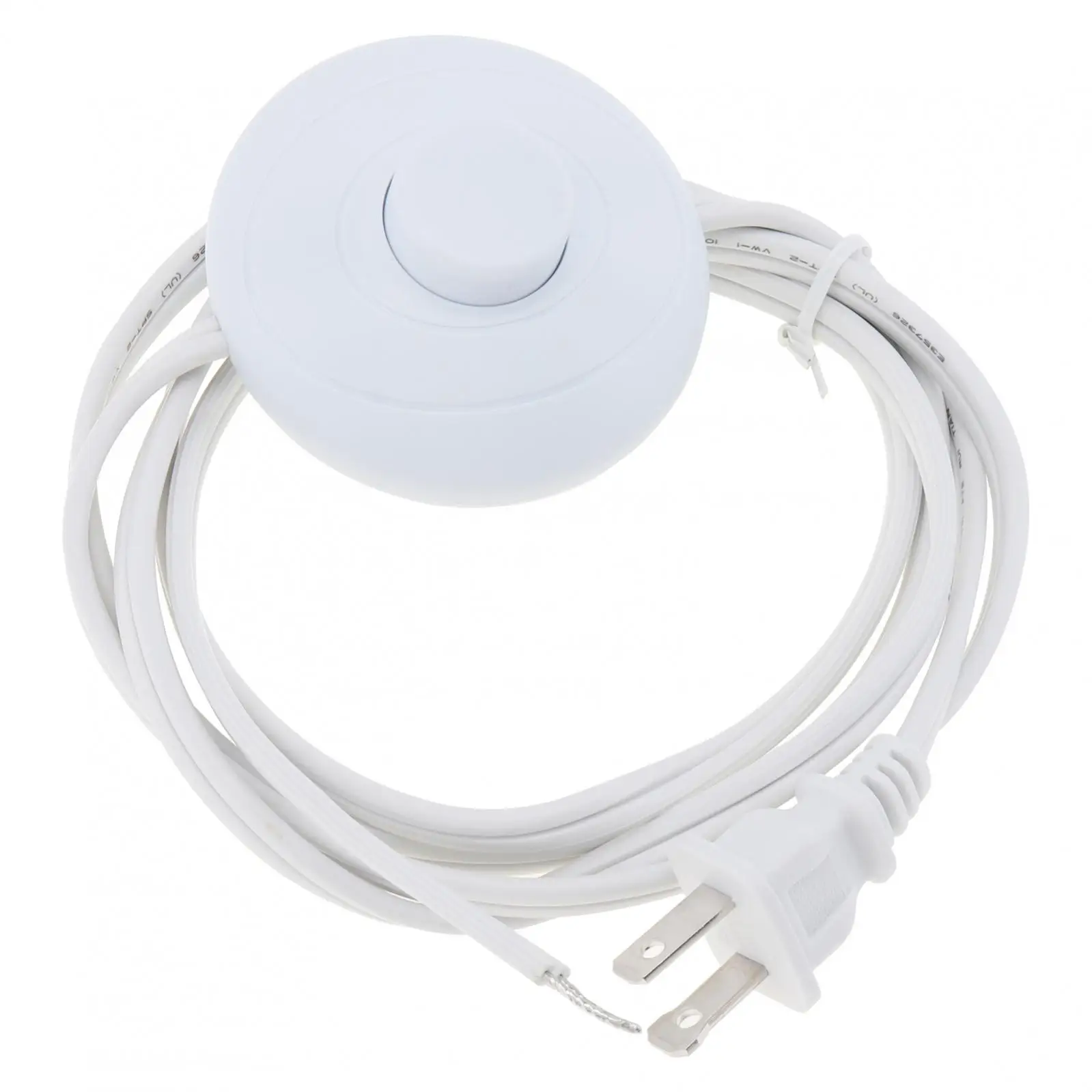 1.8M Simple Foot Switch Floor Foot Inline Pedal Push Switch Foot Control Foot Switch with Wire Plug Foot Switch Wires