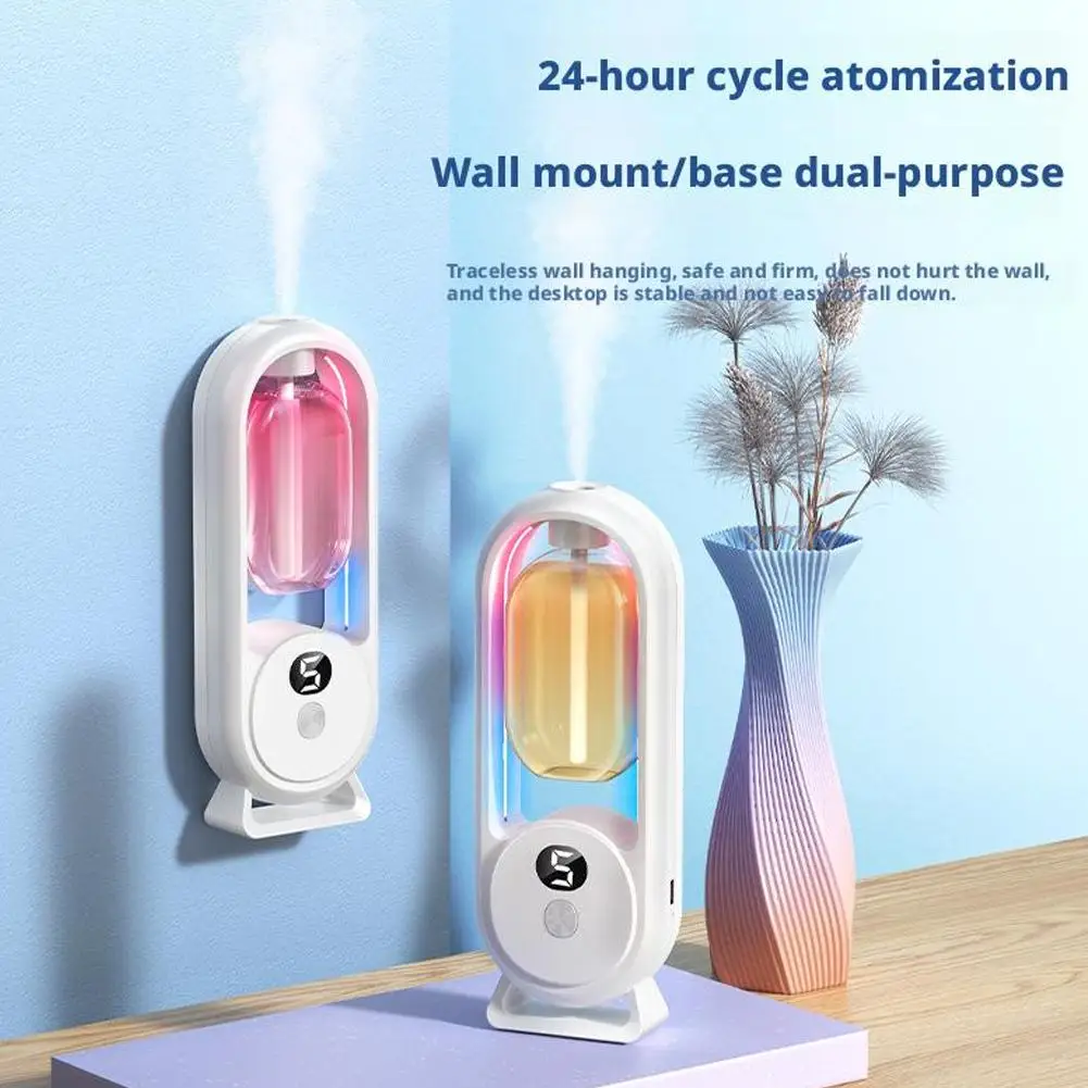 Automatic Home Fragrance Machine Essential Oil Diffuser Nebulizer Perfume Scent Machine for Kitchen and Toilet Deodorization