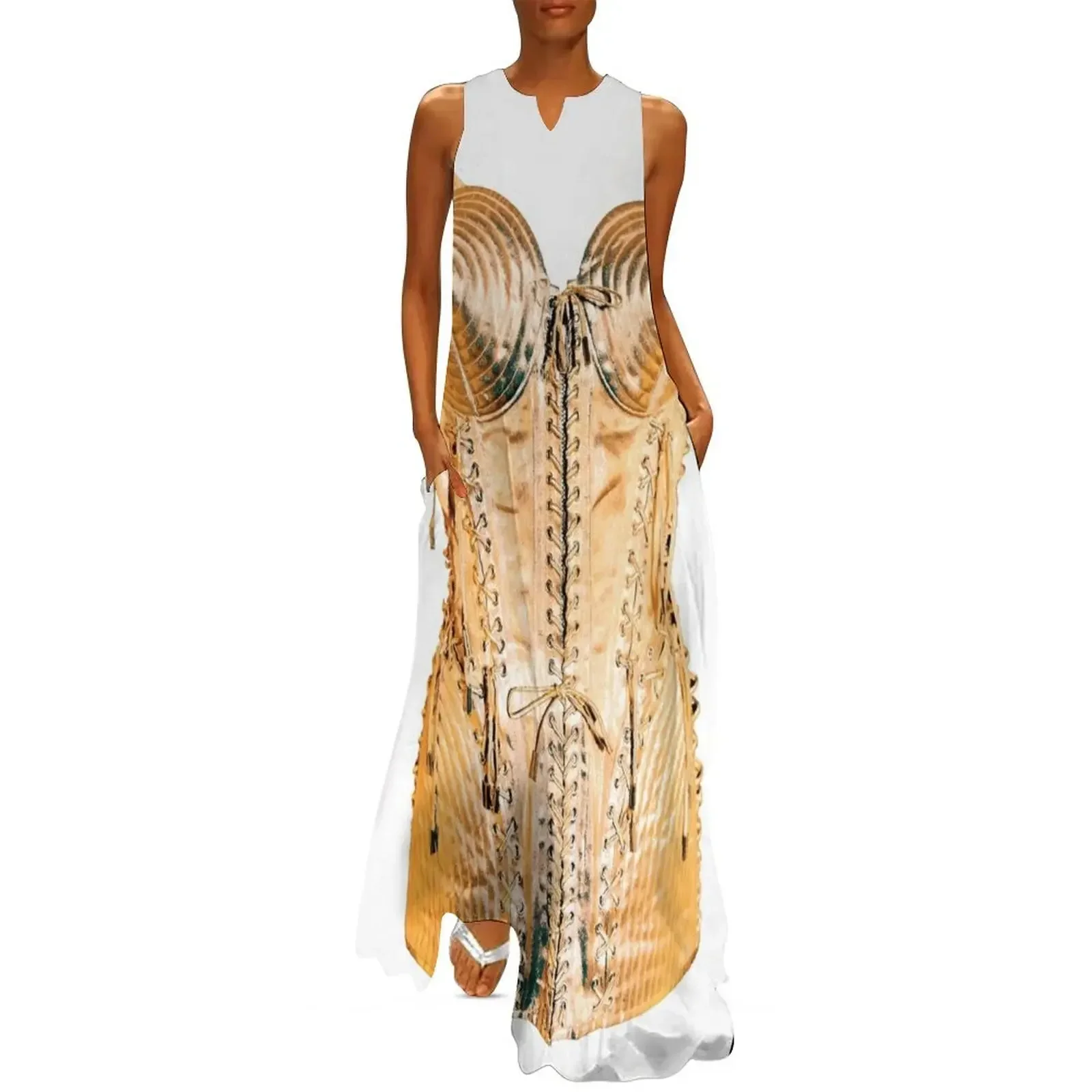 

The Cone Bra Long Dress Women's summer skirt Woman's evening dress summer outfits for women 2025 long sleeve dresses Dress