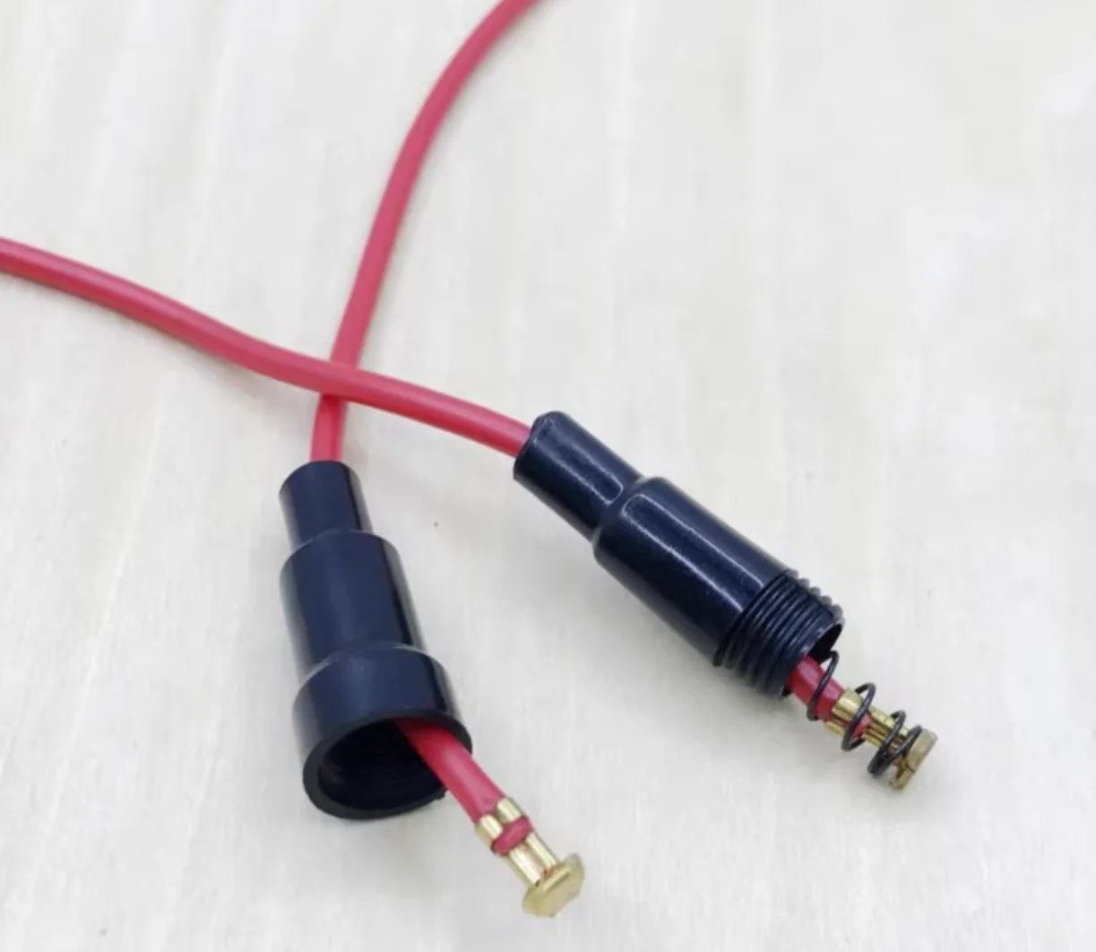holder for glass fuses 5*20/6*30mm Full copper wire fuse base with wire and spring Fuse Box NO.C3054