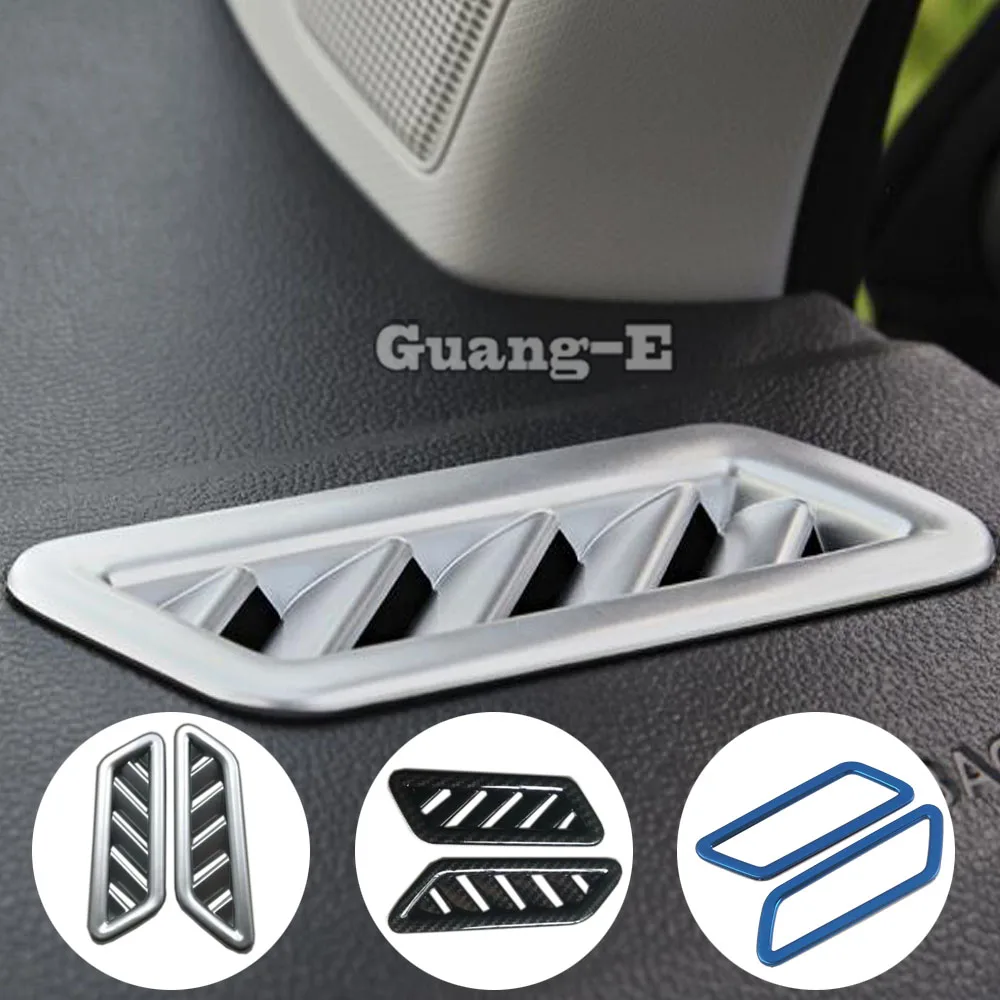 

For Volkswagen VW T-ROC TROC 2017 2018 2019 2020 2021 Car Front Air Conditioning Outlet Vent Styling Garnish Cover Frame Trim