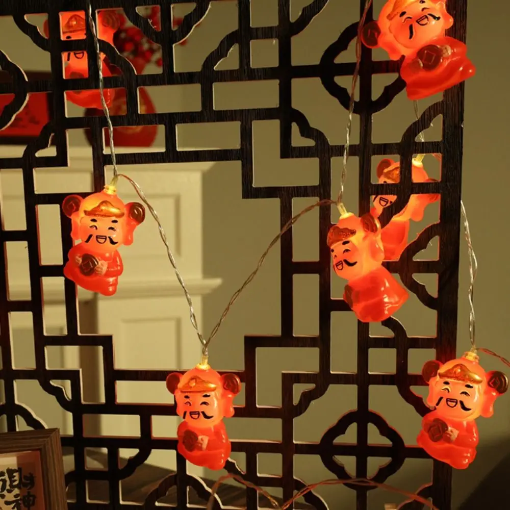 Waterproof LED Chinese Lantern Chinese Style Good Luck Hanging Lantern Lights Bright Red Color Atmosphere Lamp Chinese New Year