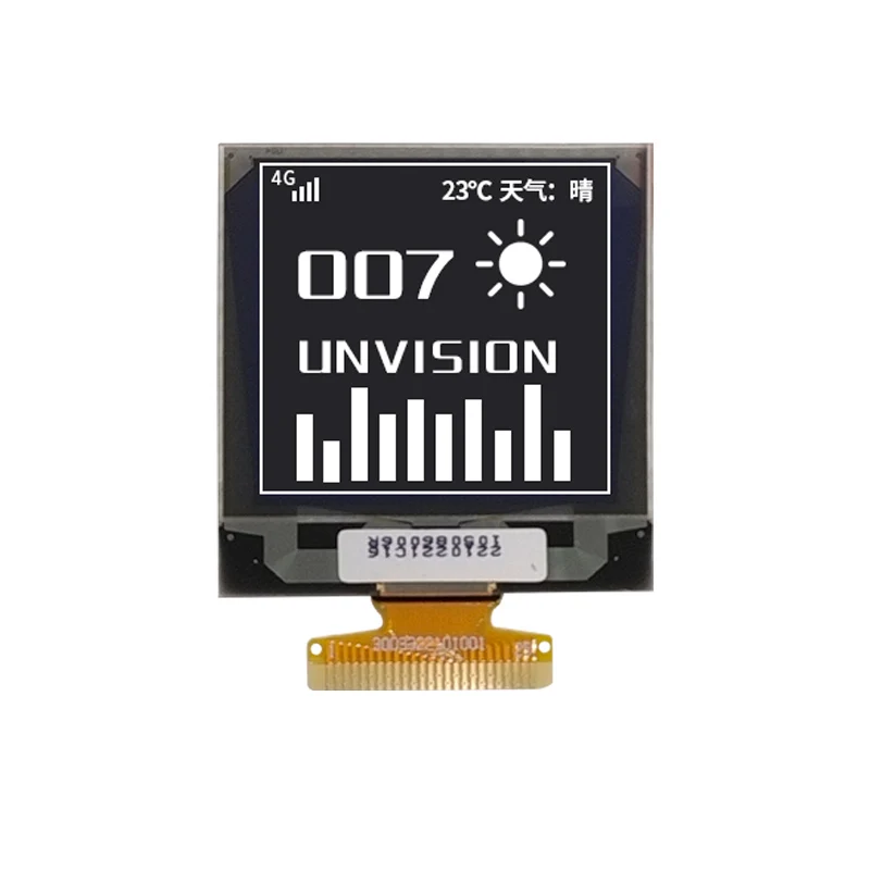 1.5 inch OLED Display 1.50 inch OLED 128*128 Dot Matrix Square Screen SSD1327 Driver With Grayscale 25Pin