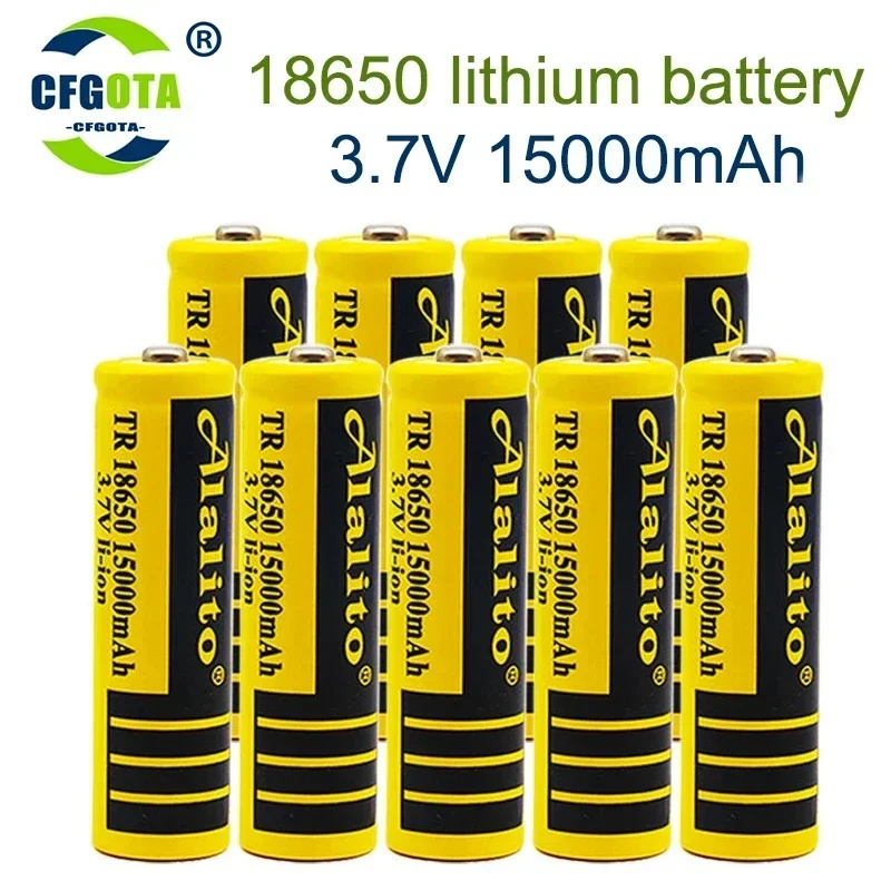 100% Original 18650 15000mAh 20A discharge INR18650 35E  18650 battery Li-ion 3.7v rechargable Battery+charger